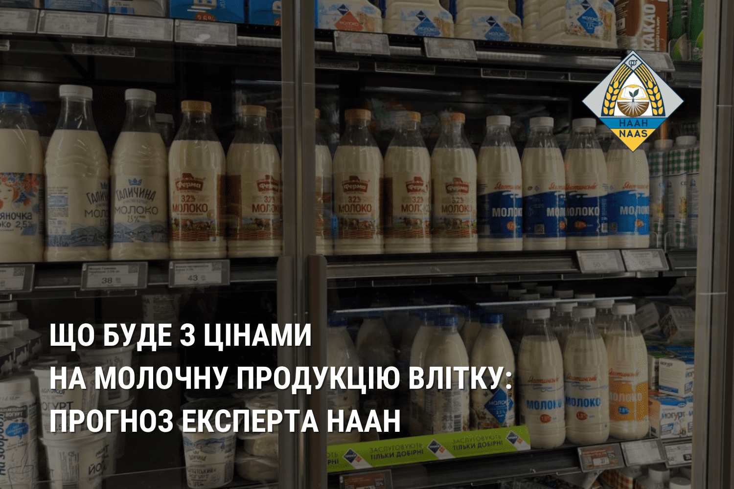 Що буде з цінами на молочну продукцію влітку: прогноз експерта НААН
